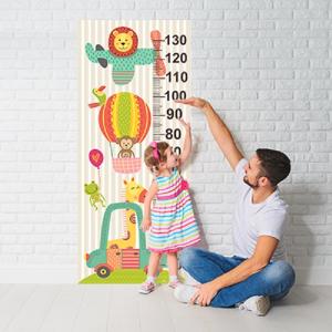 Régua Animais Baby Vinil fosco com impressão digital 52X141cm    Ideal para superfícies secas, limpas e lisas